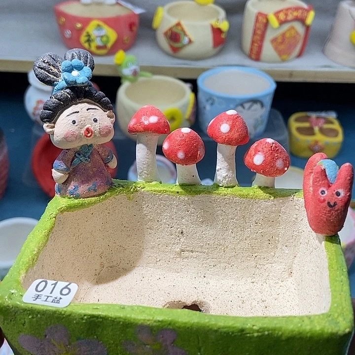 红陶16 1.15 手工盆接图定制