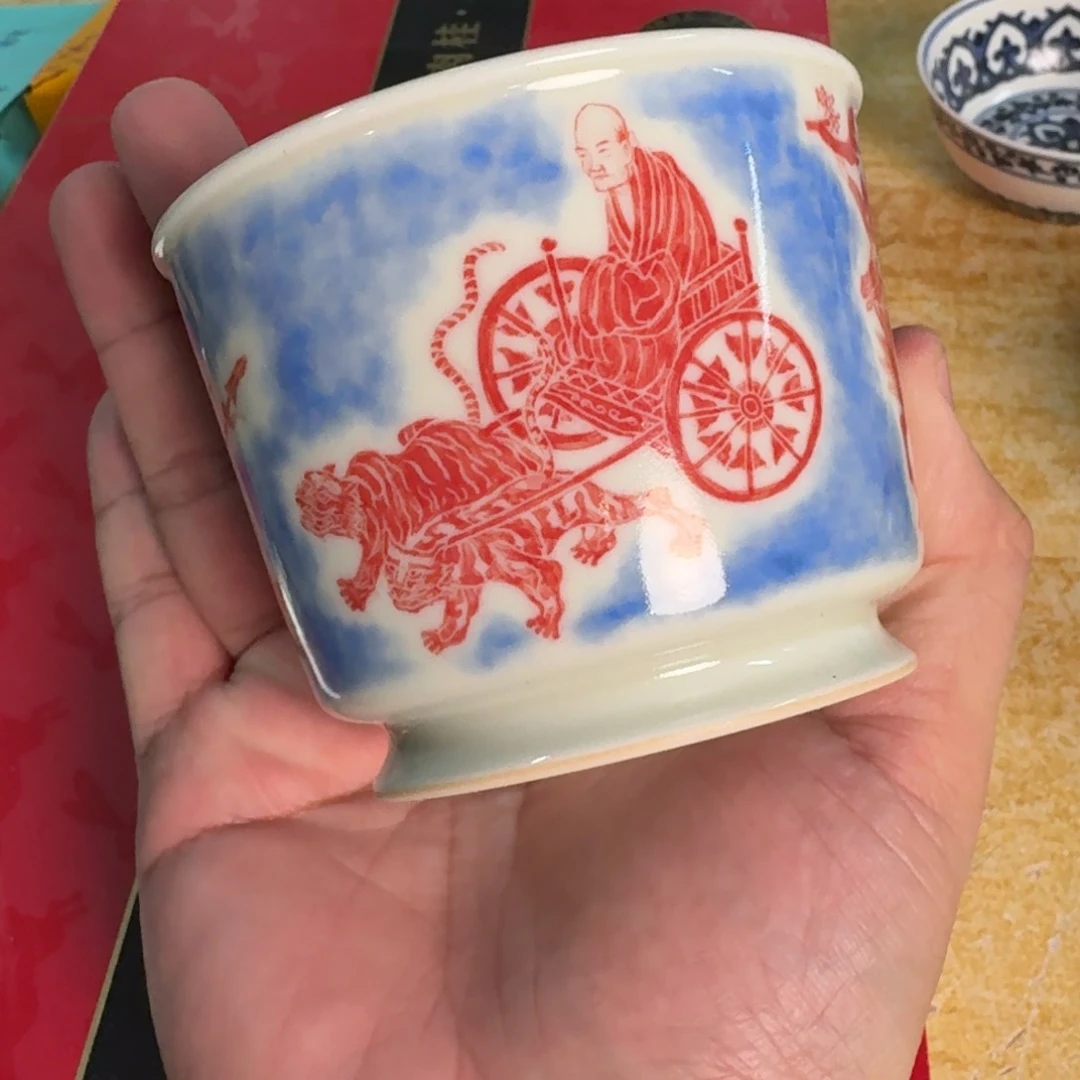 杯子瓷言所老曹甄选好瓷开片