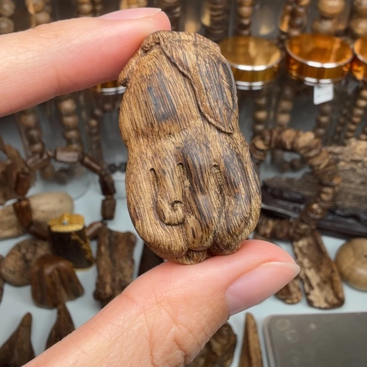 沉香沉香碎屑文莱9分沉沉香随型6.7克