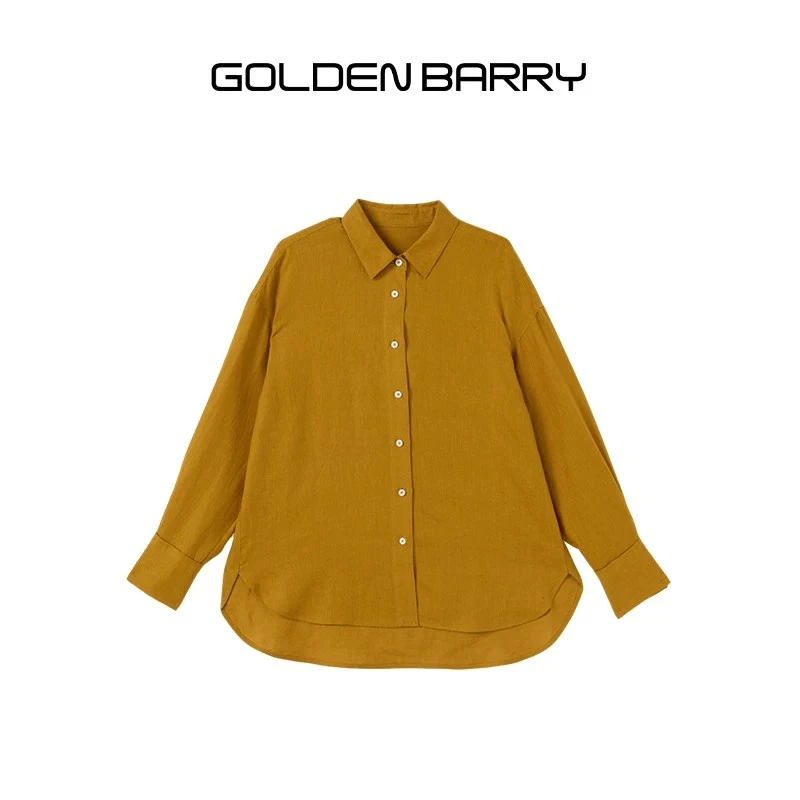 GOLDENBARRY|216008简约通勤百搭衬衫