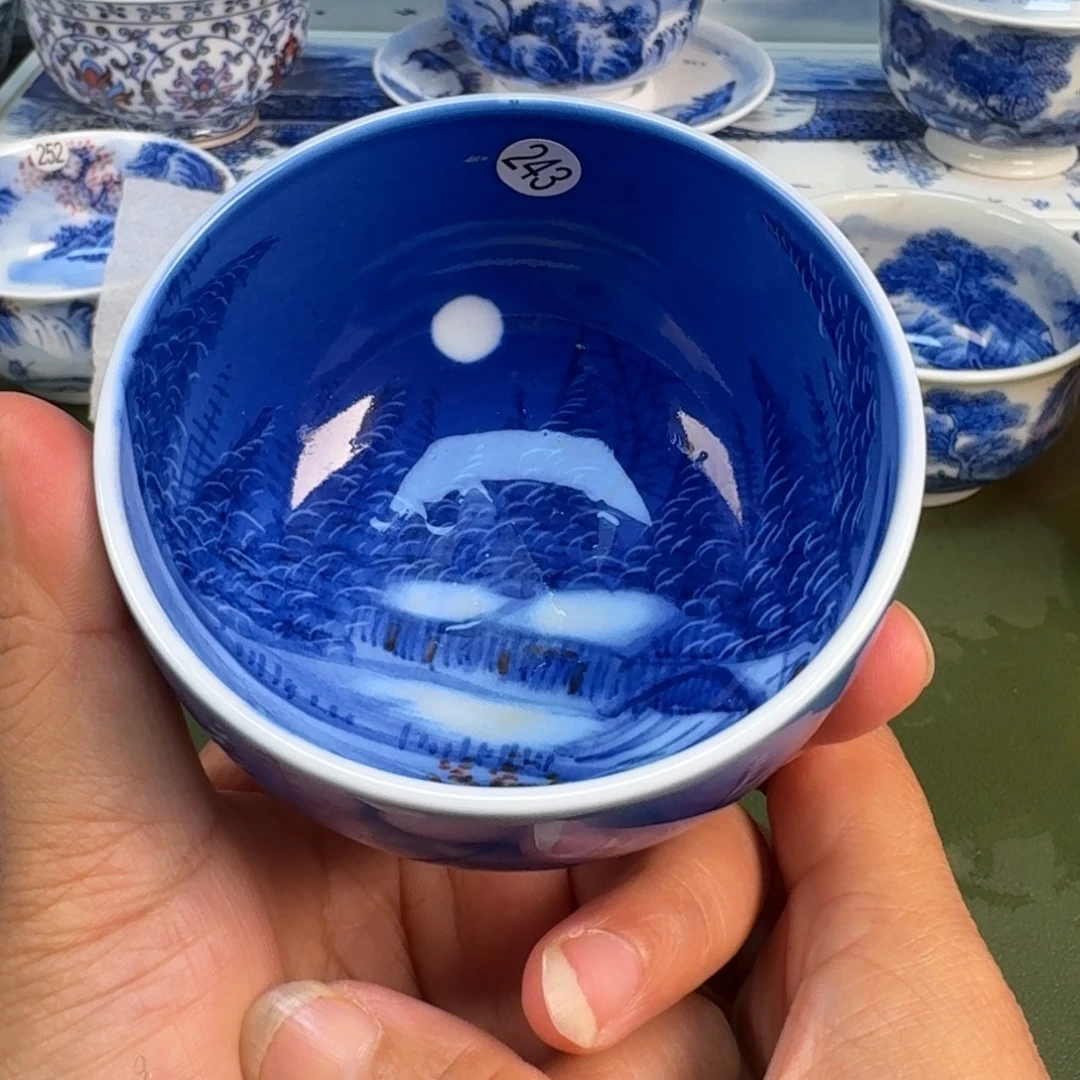 景德镇纯手绘茶具圆圆243