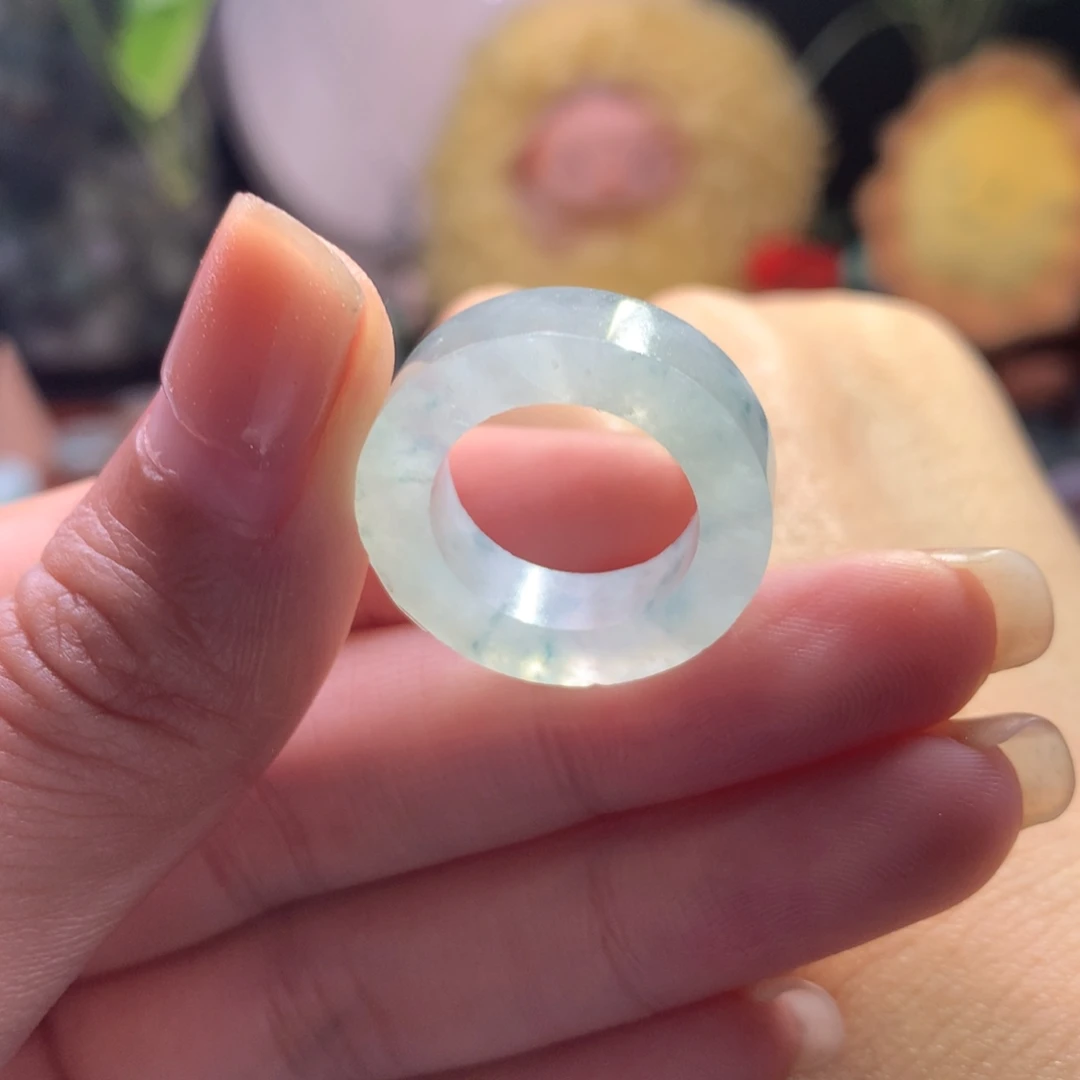 定制翡翠未镶嵌品质百位数微微瑕9-11#