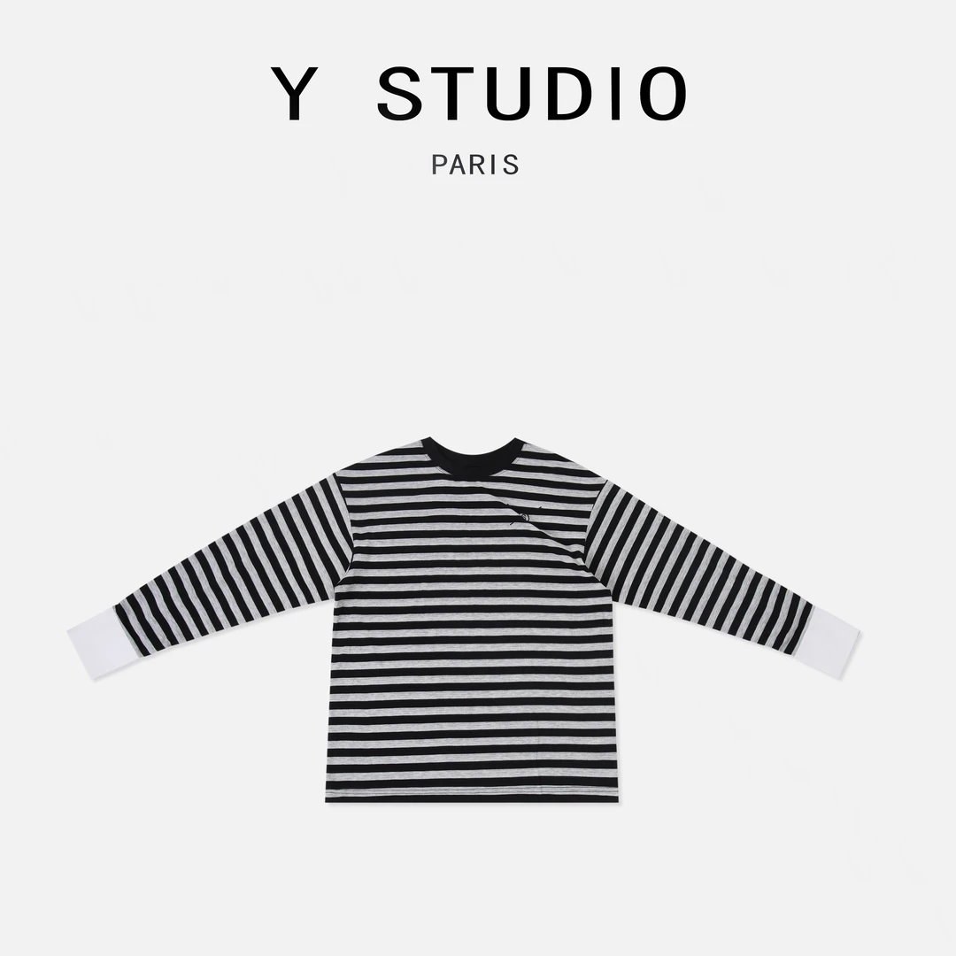 【大妮专属】（微风情话）2025气质高街百搭重工设计款长袖T恤