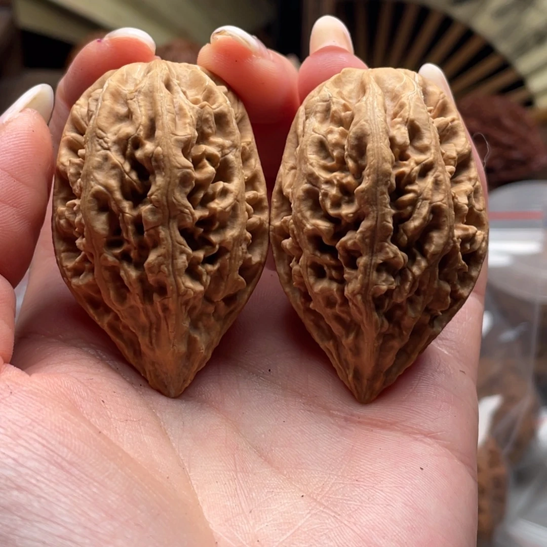 文玩核桃把件楸刀鱼21