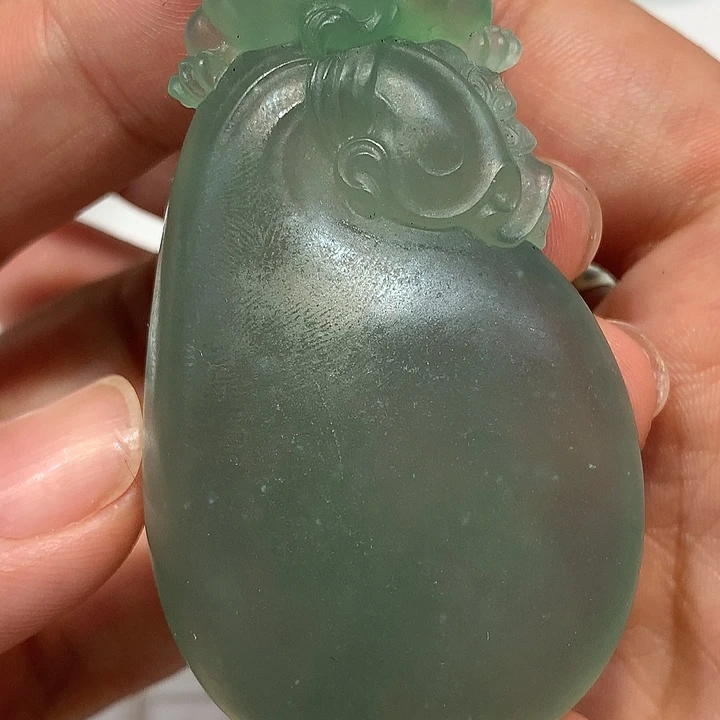 未镶嵌定制翡翠天然翡翠钱袋