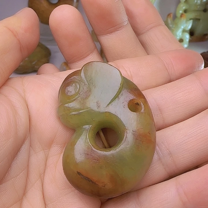 和田玉吊坠(不含链)未镶嵌