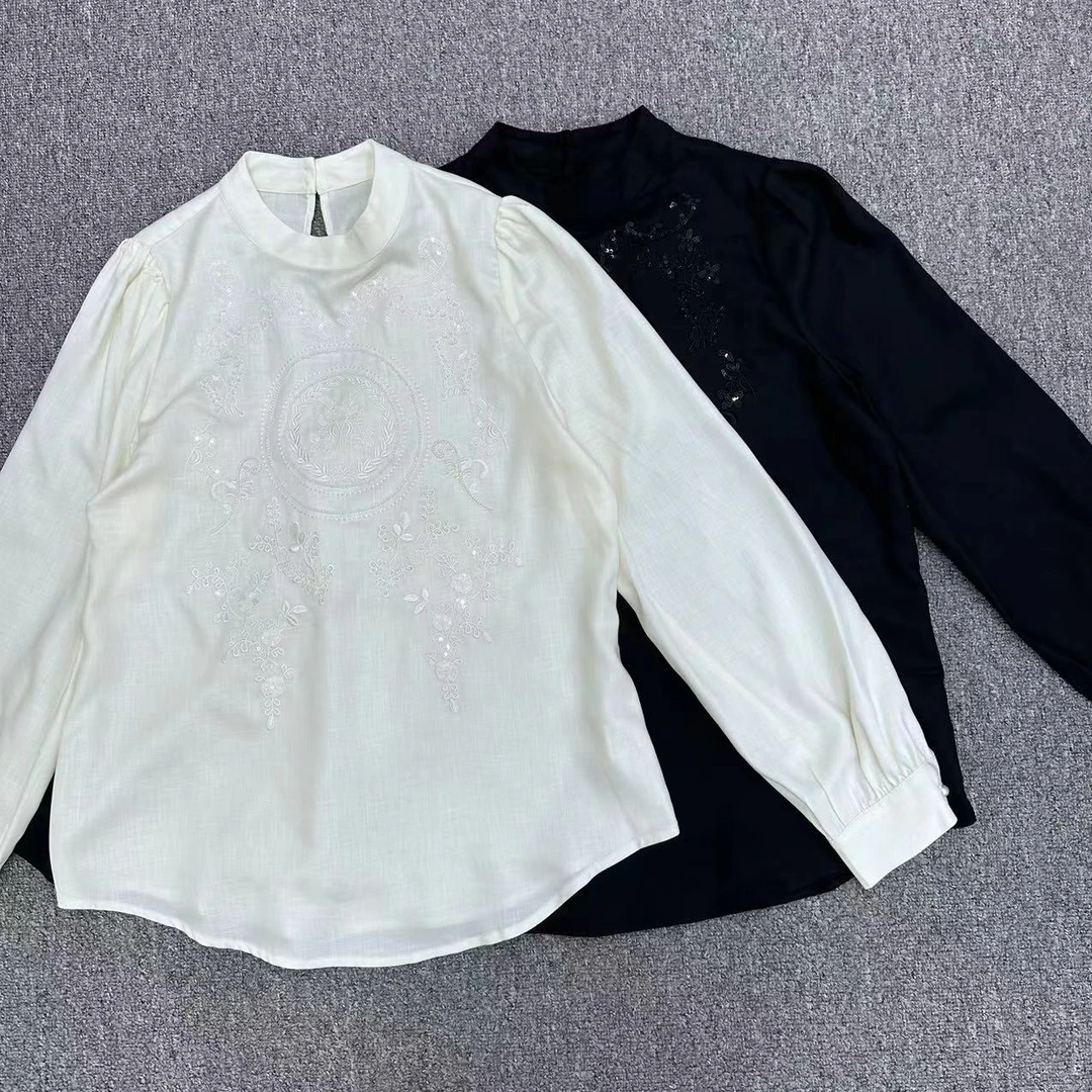 【周周家】5966濮院夏季汉麻国风款衬衫女士休闲时尚街头风