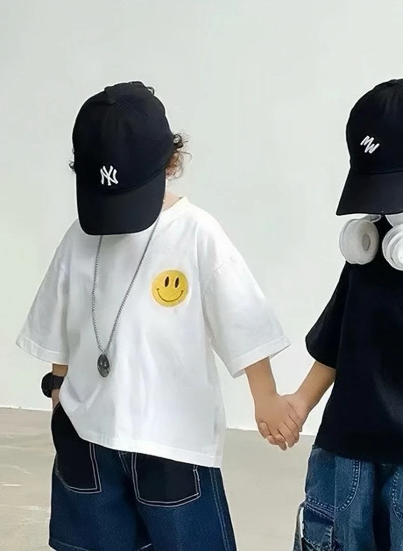 2065休闲时尚男女童短袖T