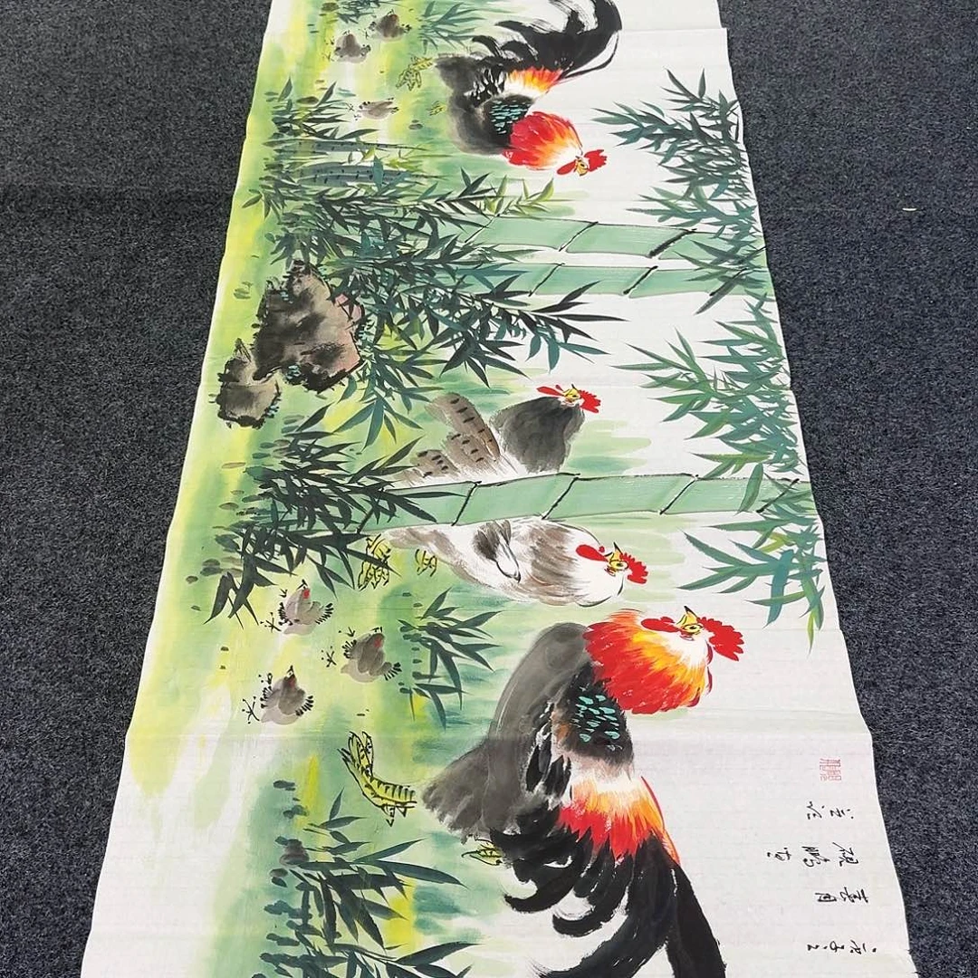 纯手绘国画作品作品