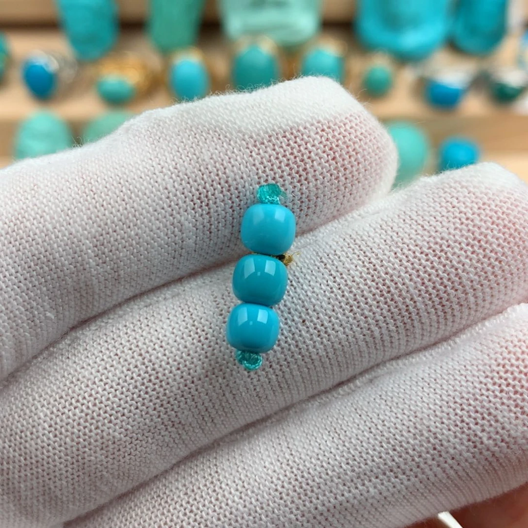 绿松石配饰未镶嵌5.5mm