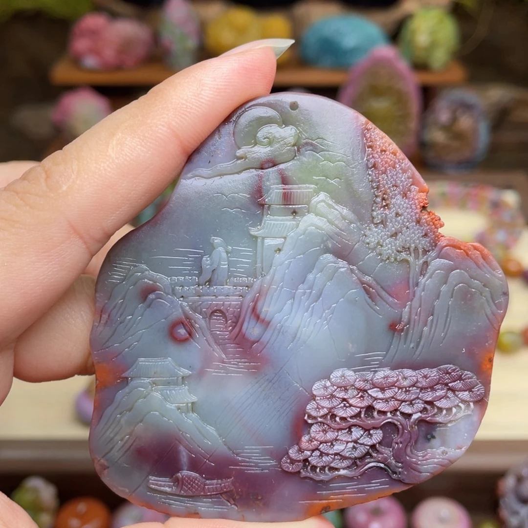 玛瑙/玉髓未镶嵌珠宝半成品