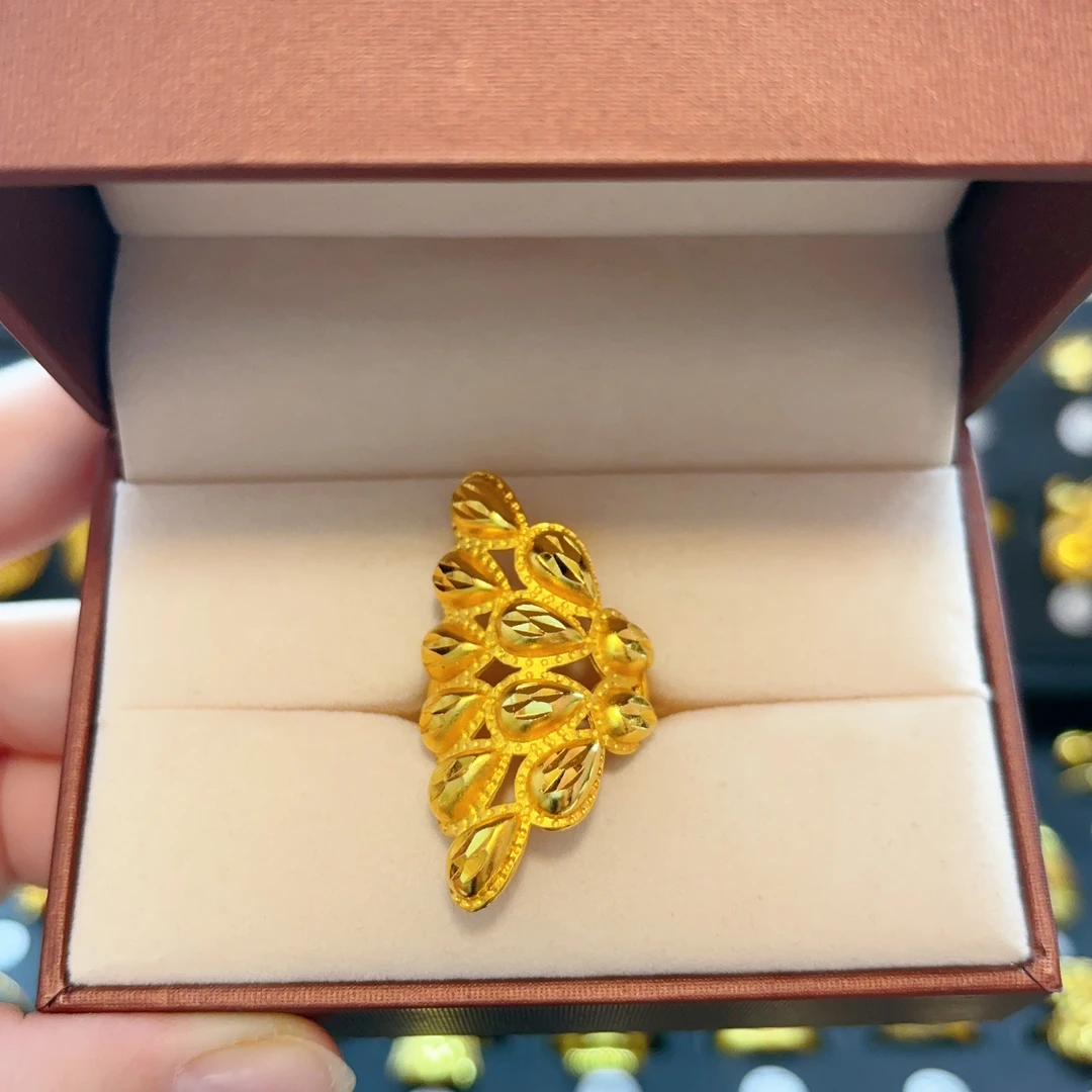 铜合金戒指 新中式孔雀开屏戒指（033）