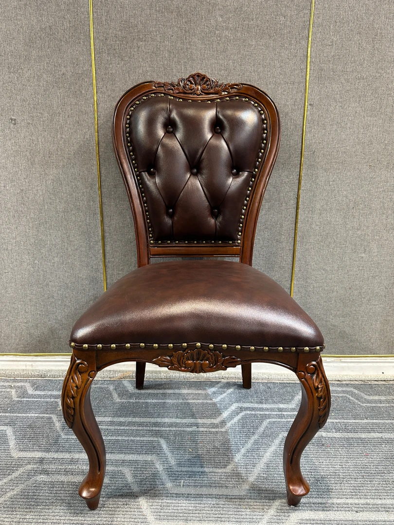 CY622餐椅 570*630*1020坐高500美式复古简约座椅坐具