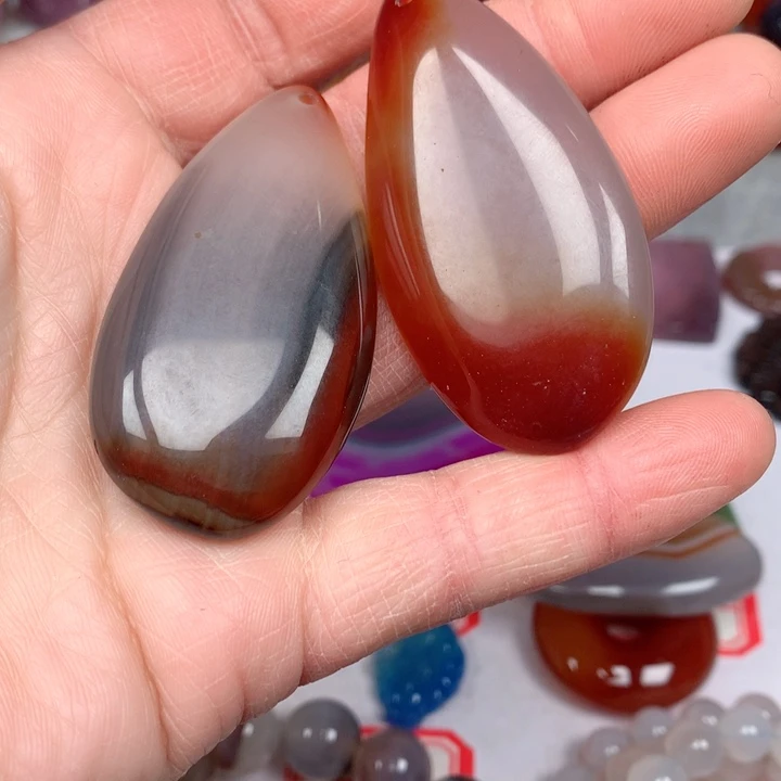 玛瑙/玉髓颈饰未镶嵌风**语