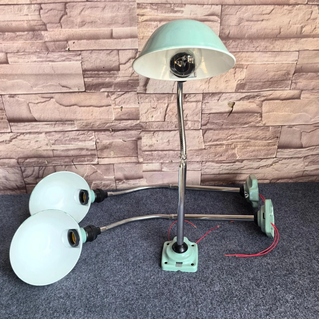 古物收藏 文化沉淀 铁路收藏品 老式搪瓷工作灯灯罩