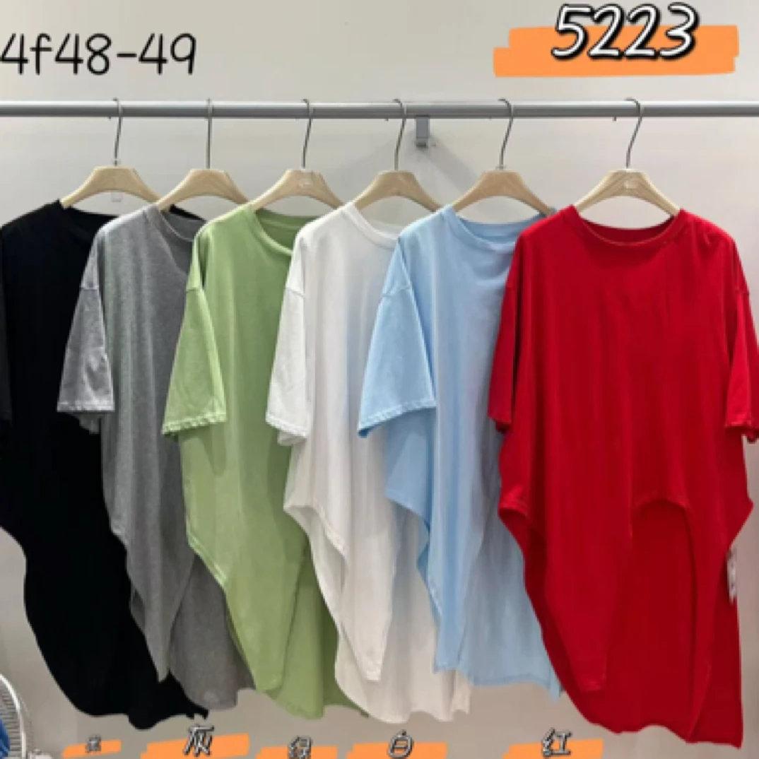 /大大/We家/5223#下摆不规则短袖T恤/❥❥❥❥❥❥❥❥❥❥❥❥❥❥❥❥❥❥❥❥❥❥❥❥❥❥