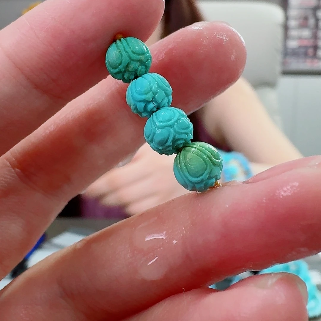 未镶嵌绿松石珠宝奇石