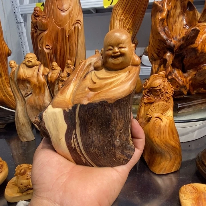 柏木（崖柏）微**行崖柏手把件11111