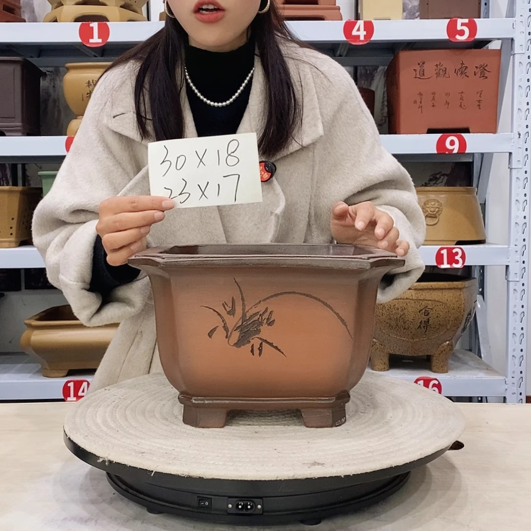 紫砂花盆紫砂花盆