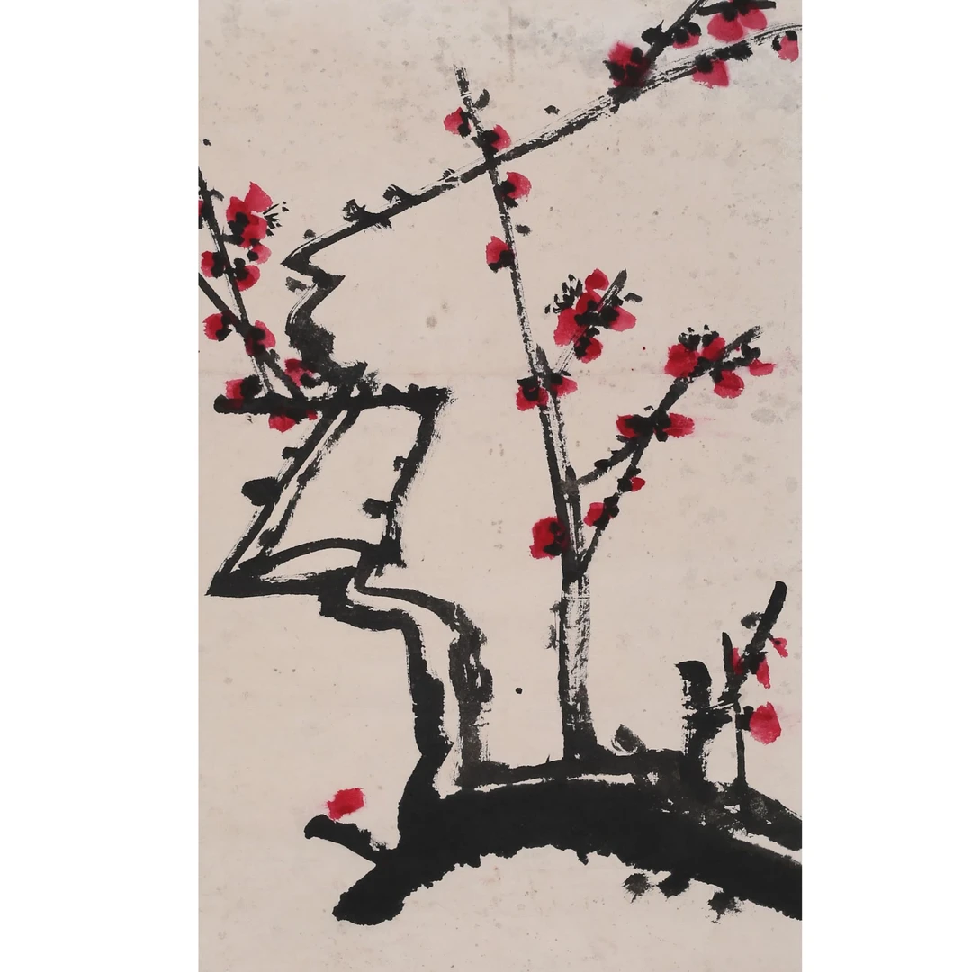 LOT.022 佚名 梅花 纸本立轴 84*31cm 952