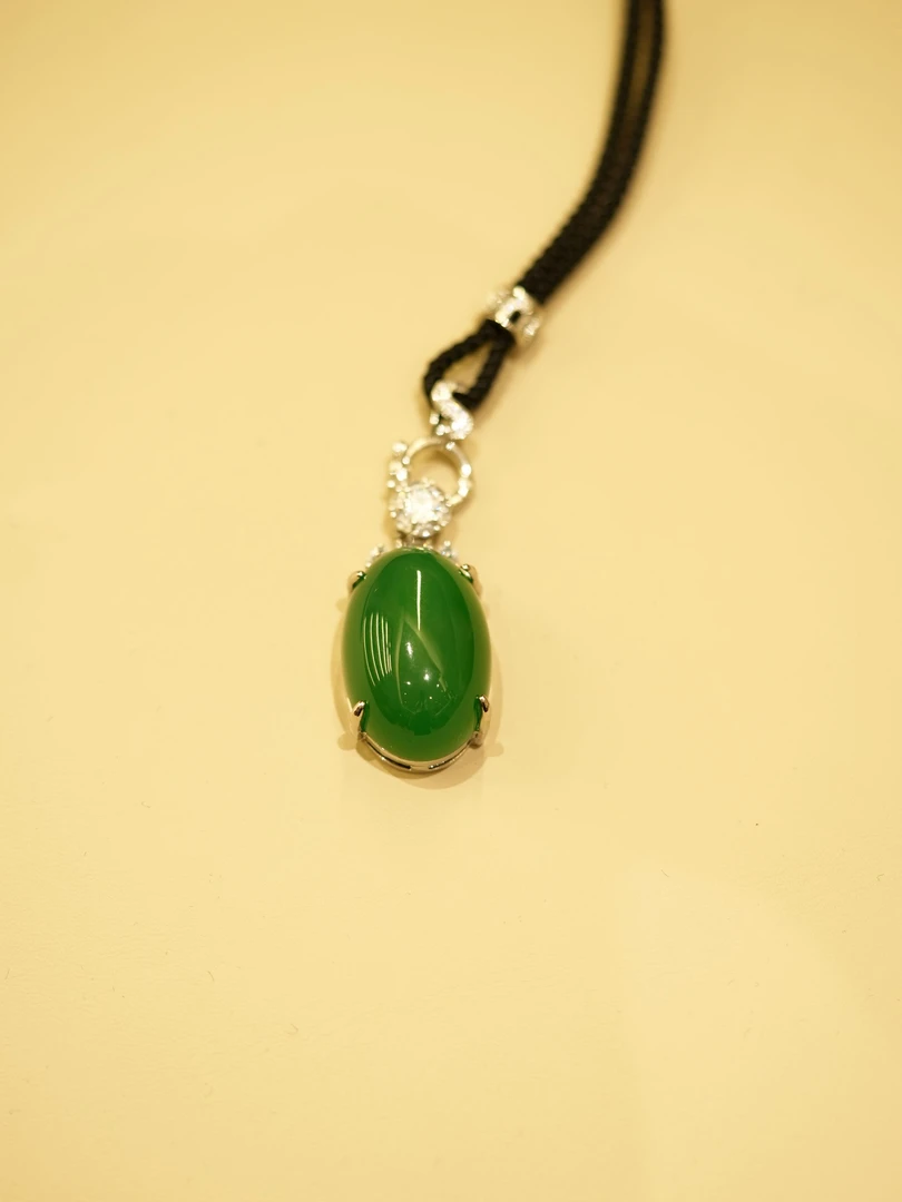 合金锆石吊坠  BARRIAILEN | 精致手工镶嵌气质吊坠24368