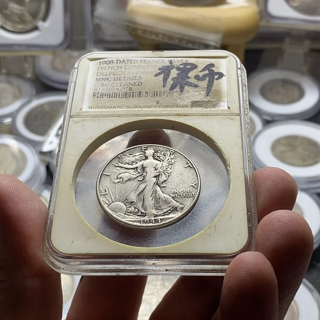 银Ag900美国半美元银币