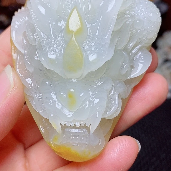 英***同和田玉未镶嵌挂件