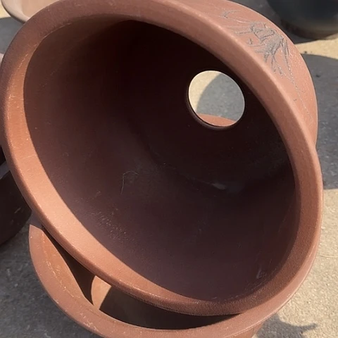 紫砂宜兴紫砂25+25平角金钟