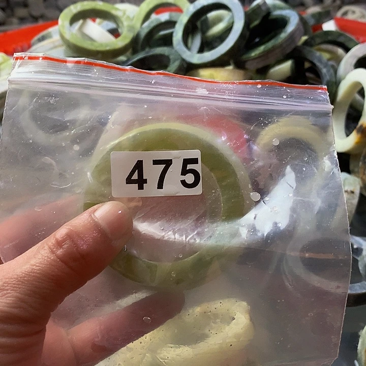 蛇纹石玉原未镶嵌