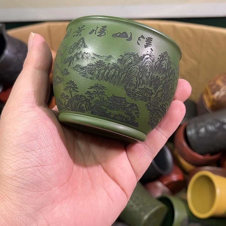 茶杯紫砂全手工紫砂 主人杯