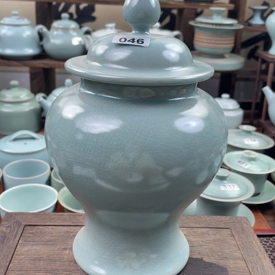 陶瑕疵046茶叶罐！！……