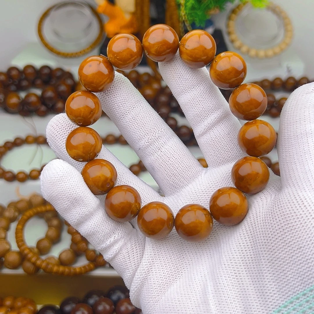 S***G紫金鼠吊坠15.5尺寸半实心光珠