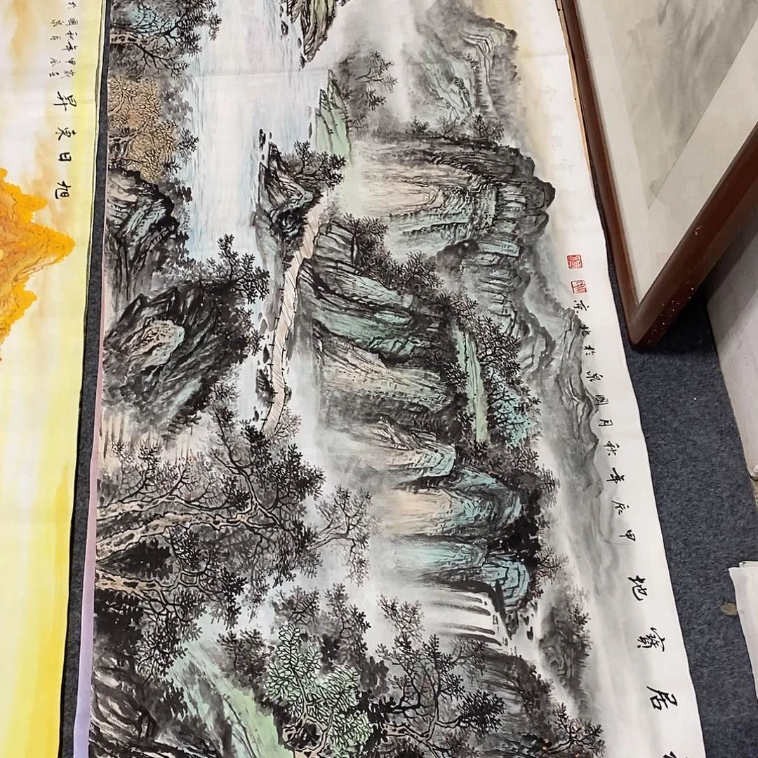 国画画画真的画画画