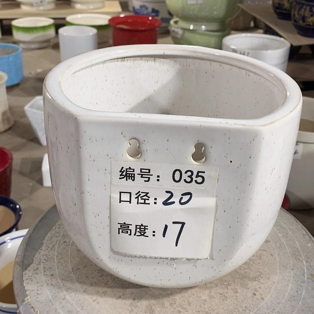 【闪购商品】陶瓷微瑕花盆-035-1个