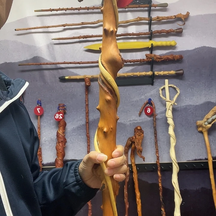 剑***冰贵州檬子木盘龙手杖