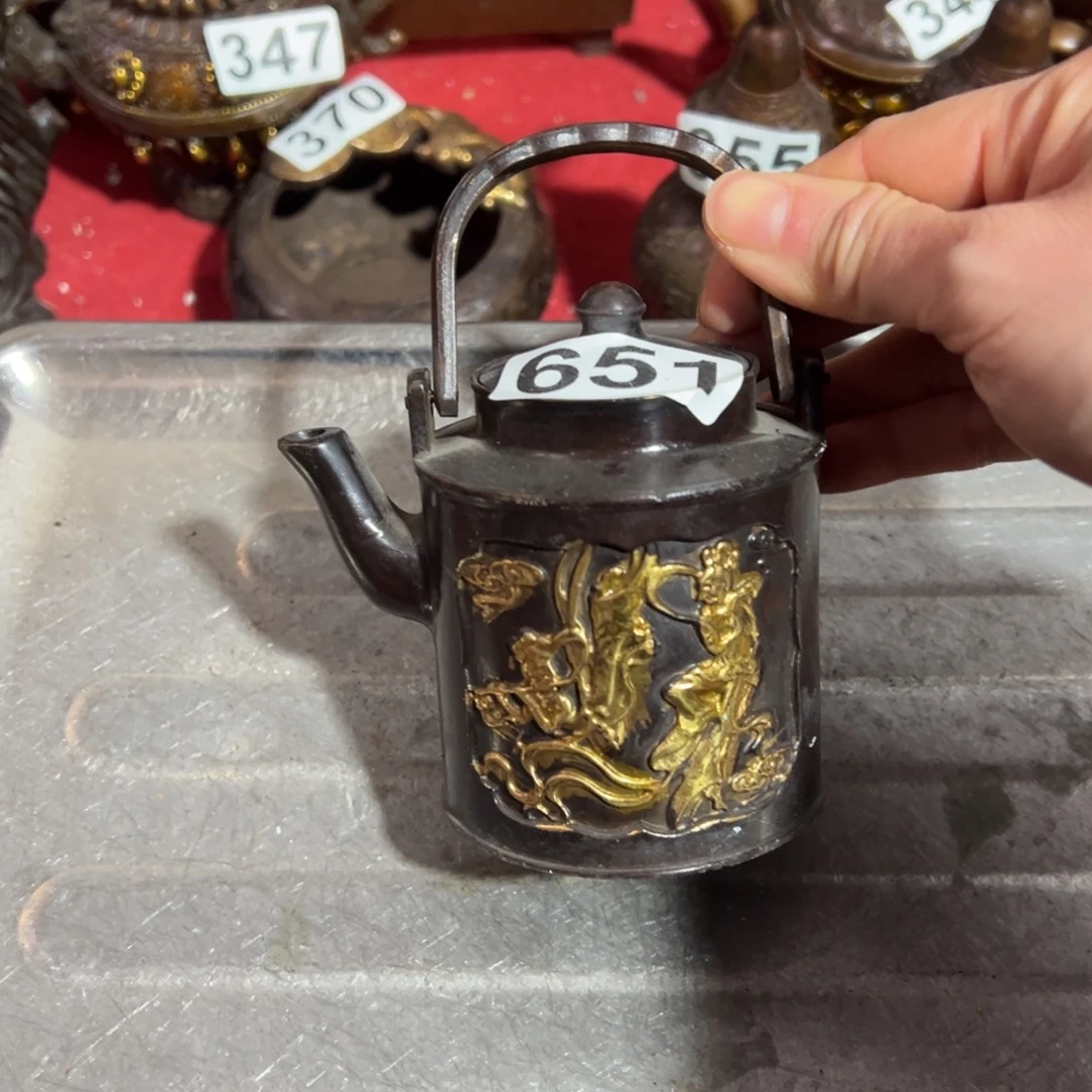 黄铜摆件，文房摆件