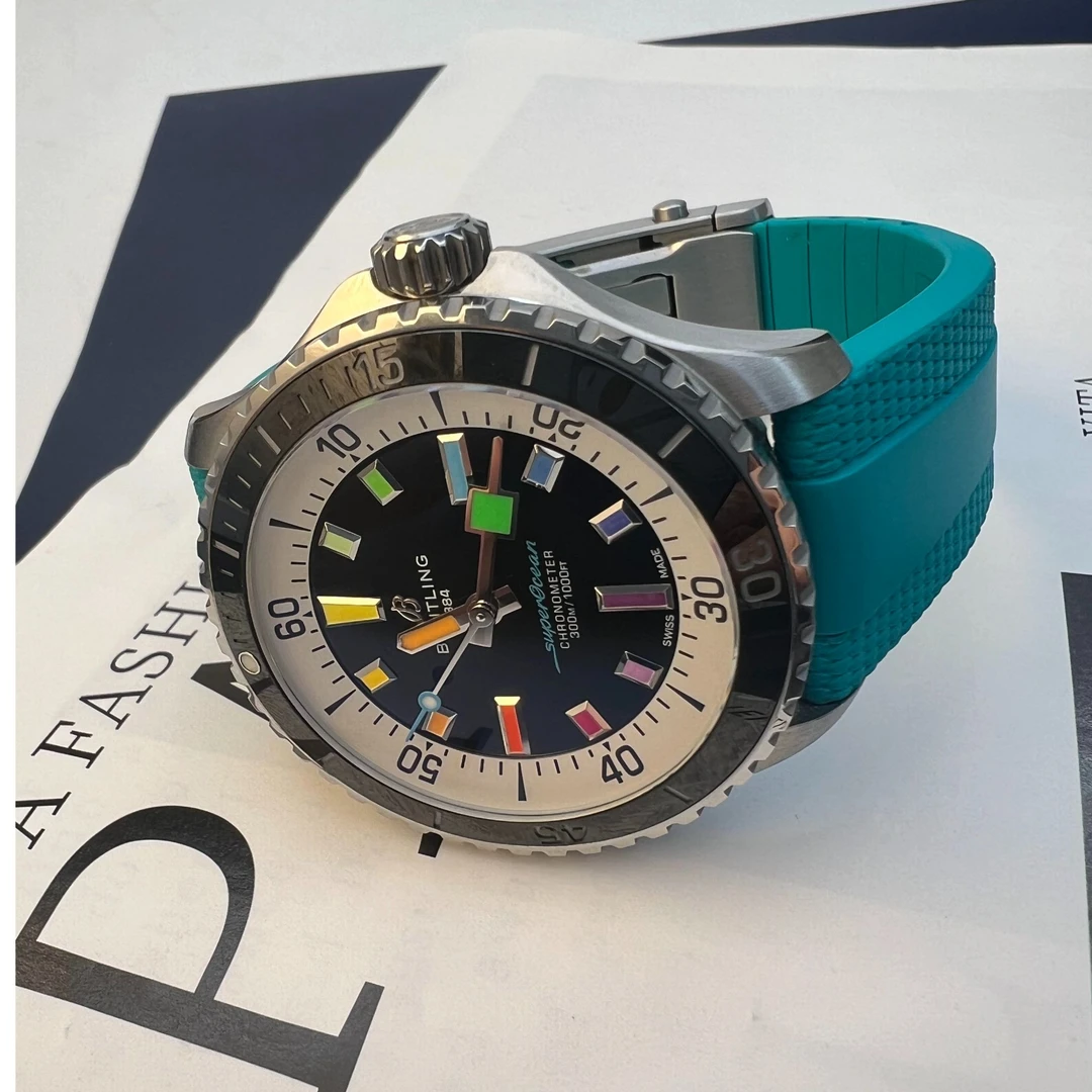 99新 BREITLING/百年灵 超级海洋系列/黄景瑜同款/A17375211B2S1