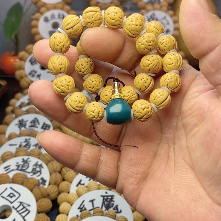 【闪购商品】速*.桃核雕刻手串手链