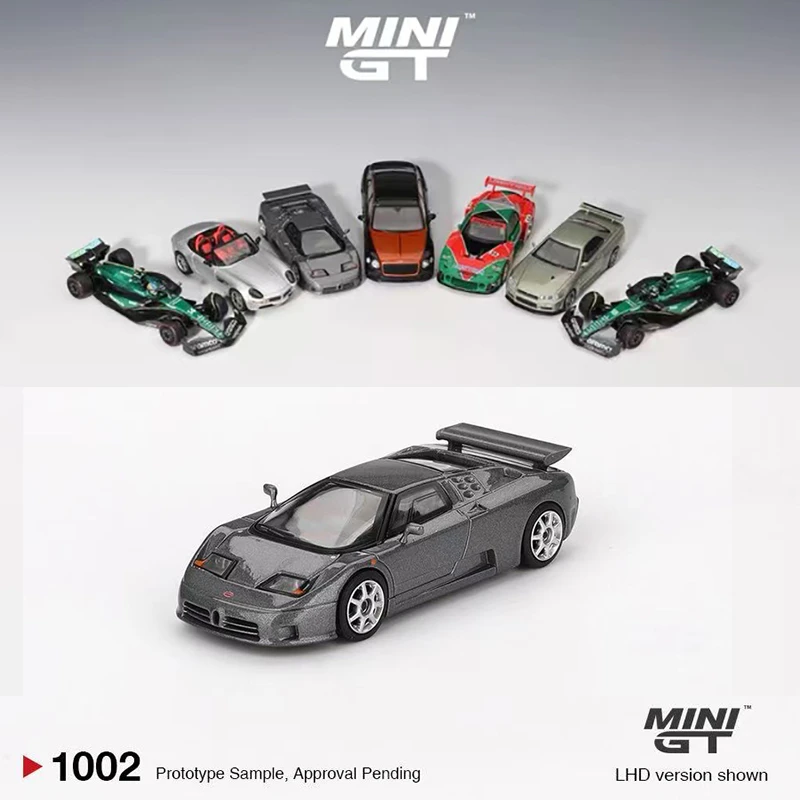 MINIGT 1:64 布加迪 EB110 仿真合金 超跑汽车模型收藏摆件 #1002