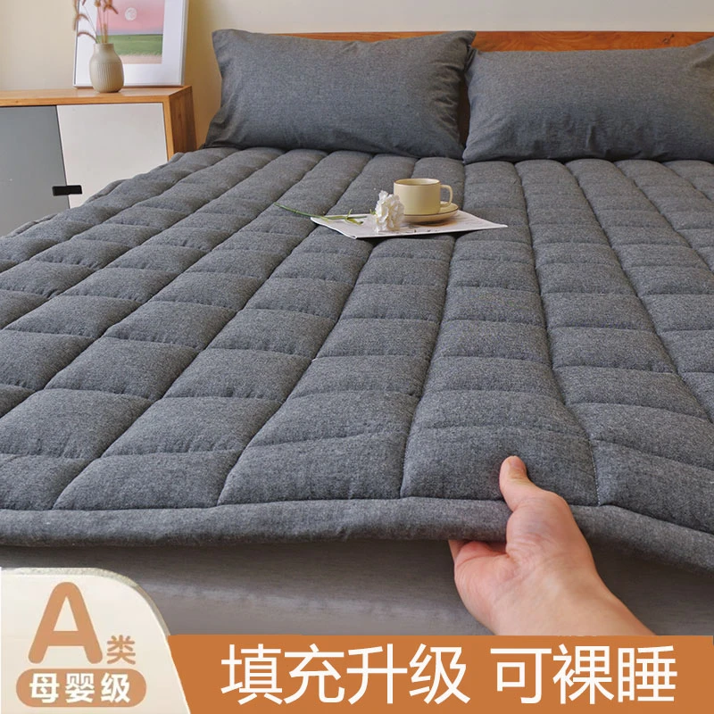 2025年新款全棉棉花大豆床垫家用卧室1米5宿舍学生单人垫褥小尺寸