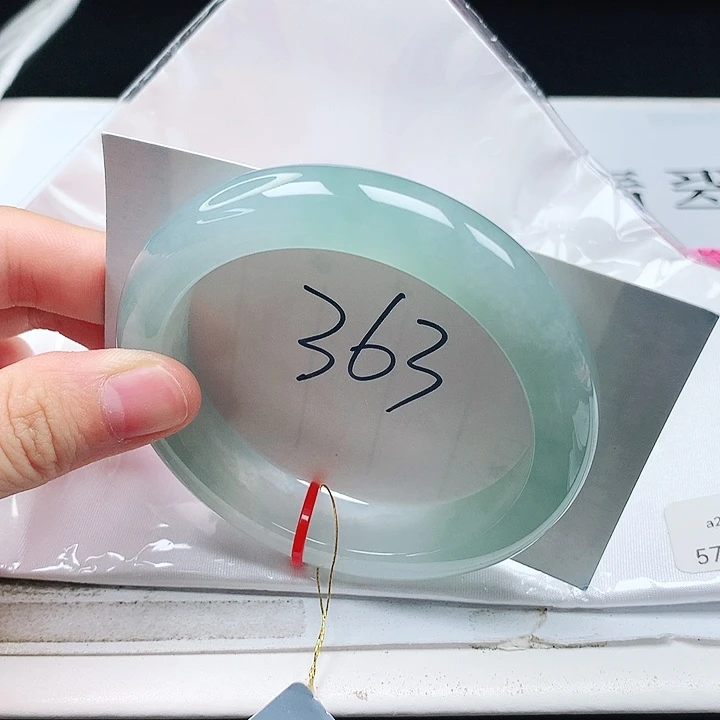 翡翠手镯未镶嵌缅甸天然a货手镯57+