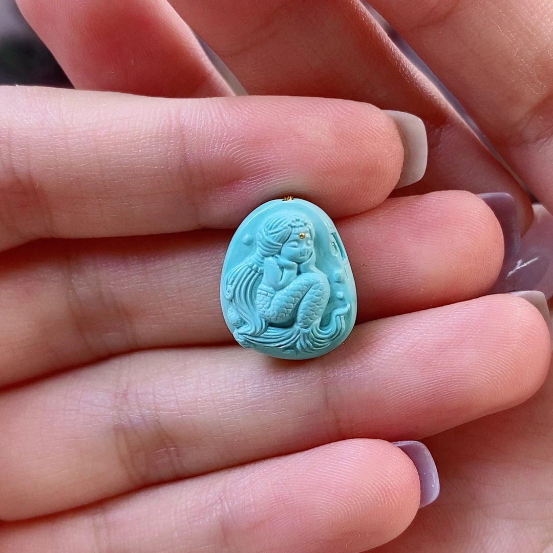 薛***墅未镶嵌绿松石珠宝奇石