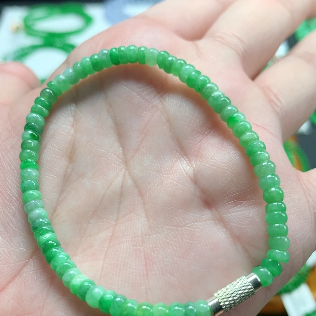 翡翠未镶嵌手链翡翠