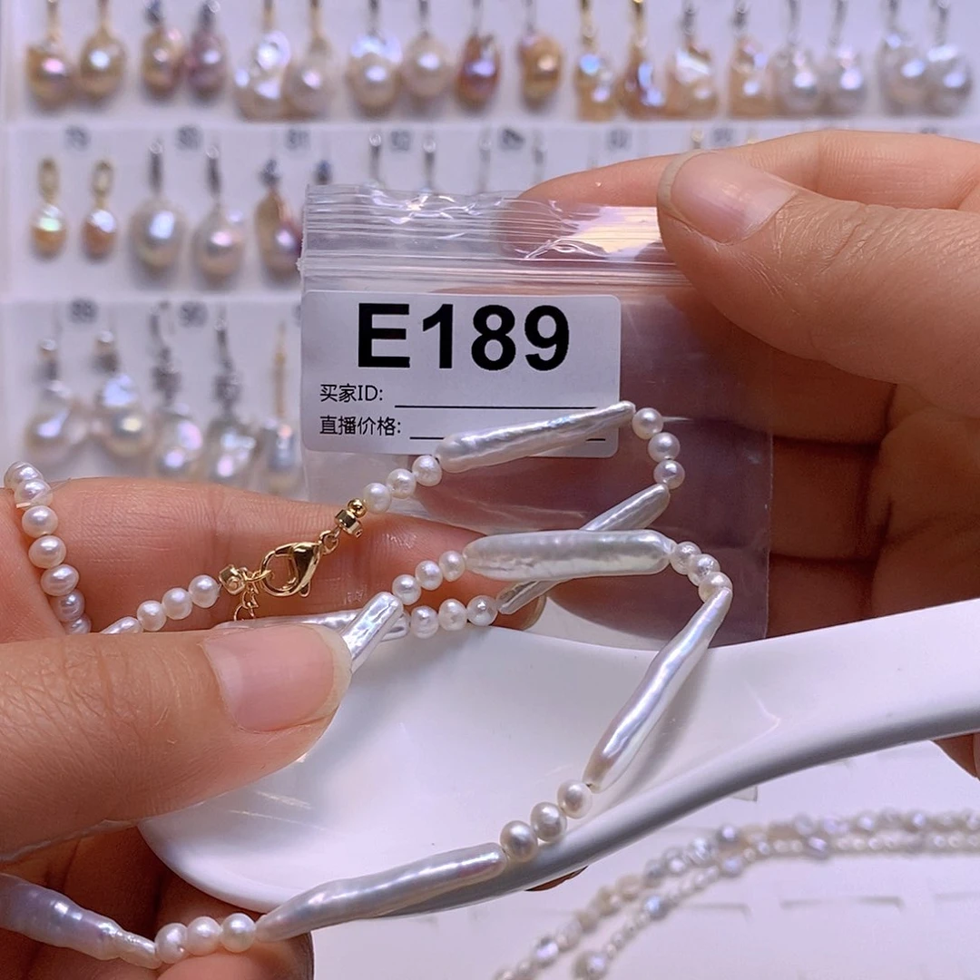 淡水珍珠颈饰银S925镶嵌