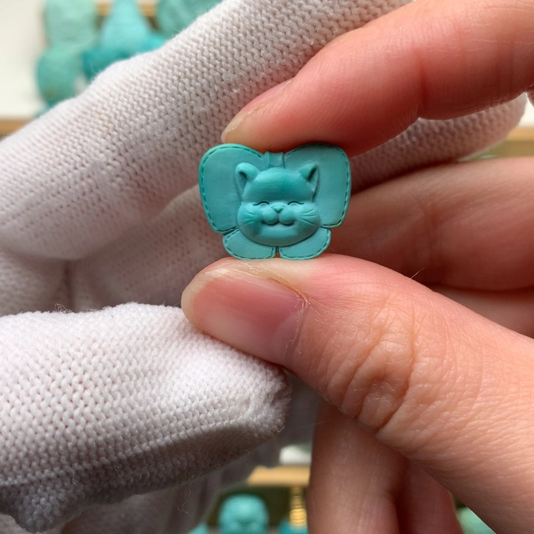 绿松石未镶嵌配饰