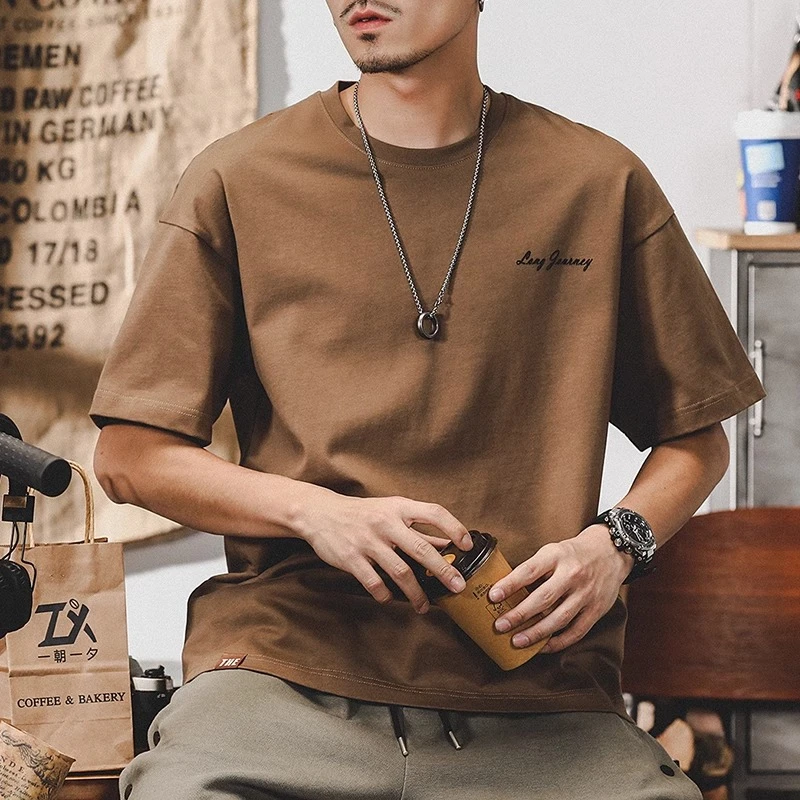 MR.MUDI/穆迪先生美式重磅T恤男短袖纯棉男士夏季潮牌男装半袖