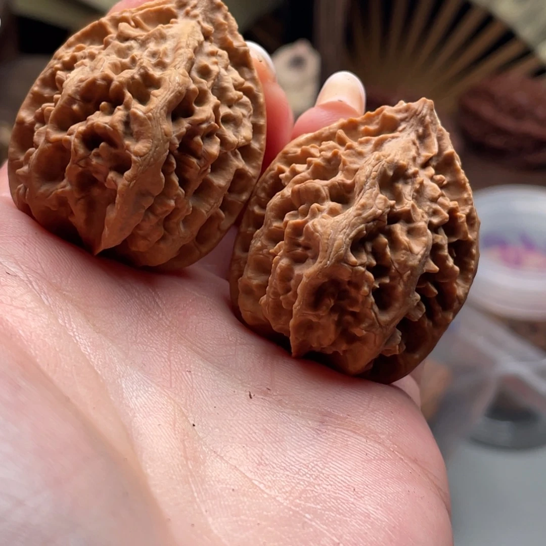 文玩核桃把件楸刀鱼100