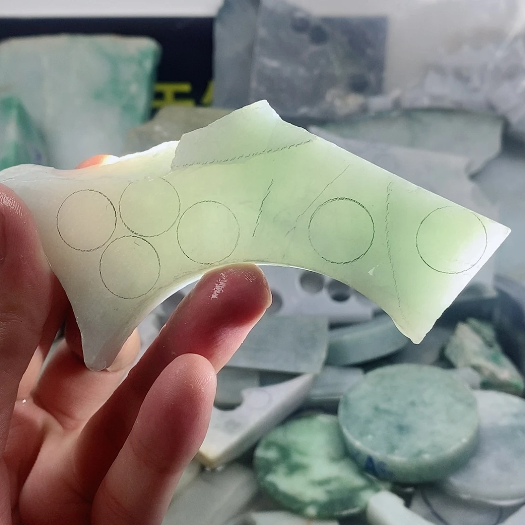 散珠翡翠天然缅甸翡翠a货12