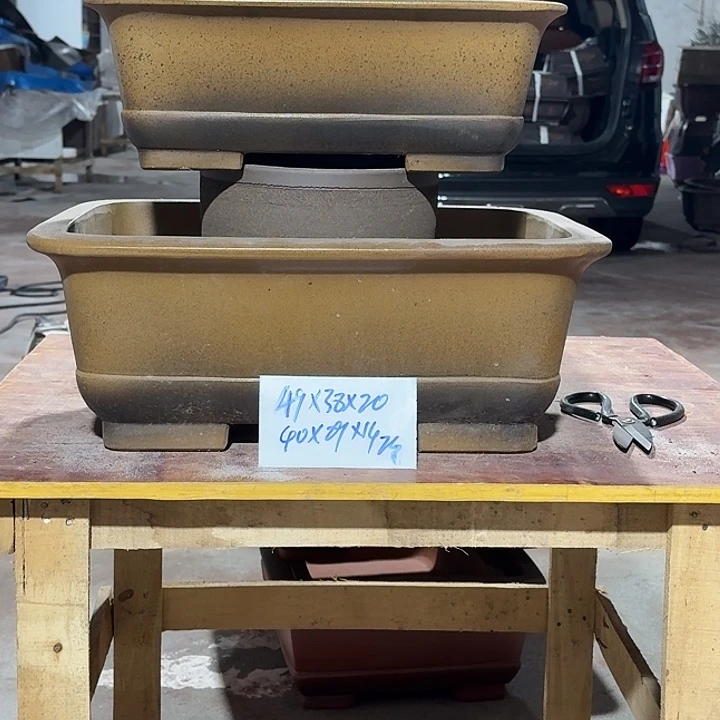 紫砂花盆手工制作