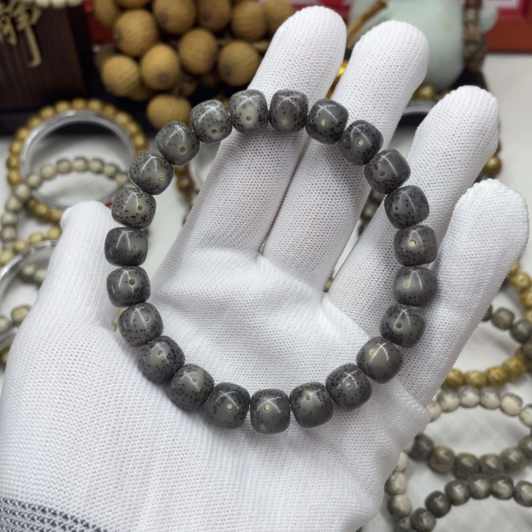 星月菩提手串10mm 黑冰